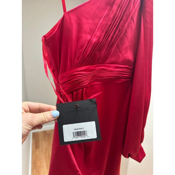 NEW NWT Ieena Mac Duggal 56046 Rasperry Red Mini size 2 - Picture 6 of 7